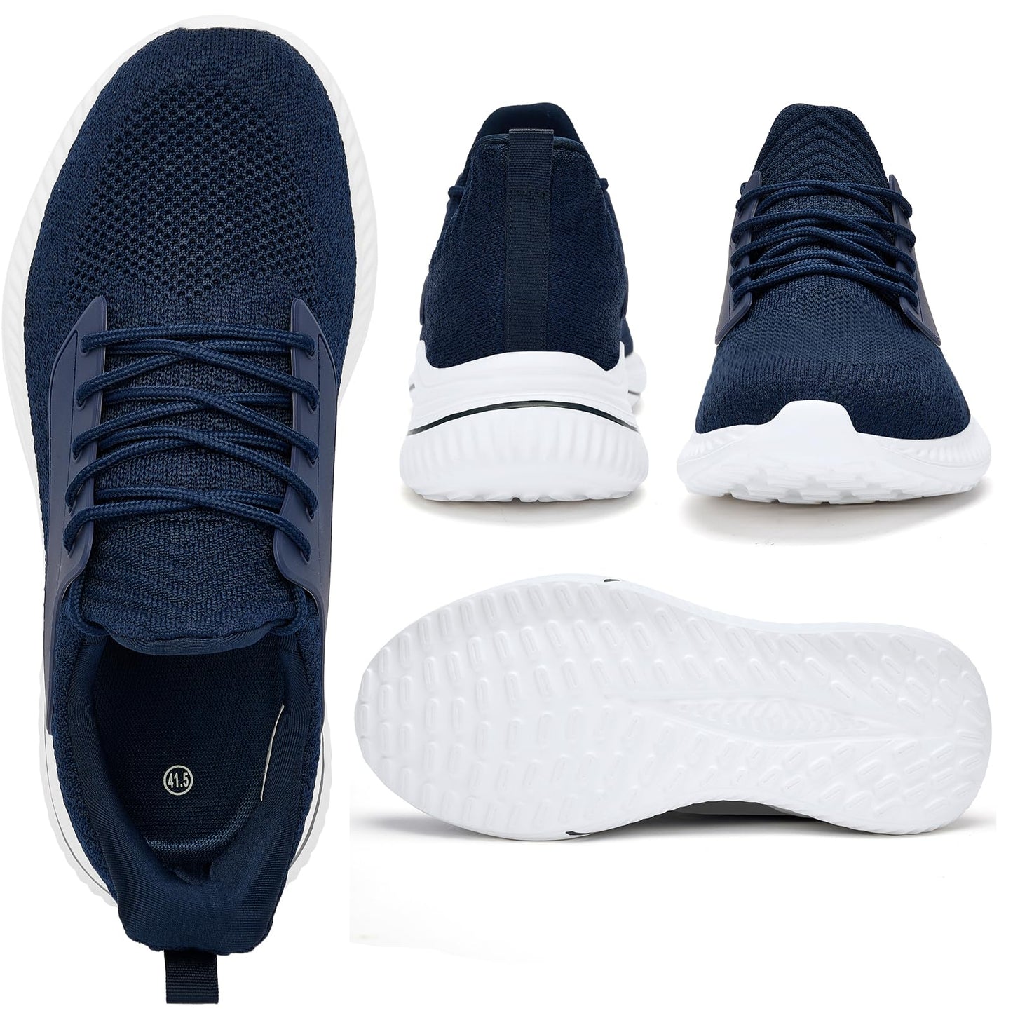 Mens Wide Sneakers Walking Shoes - Wide Slip on Tennis Shoes