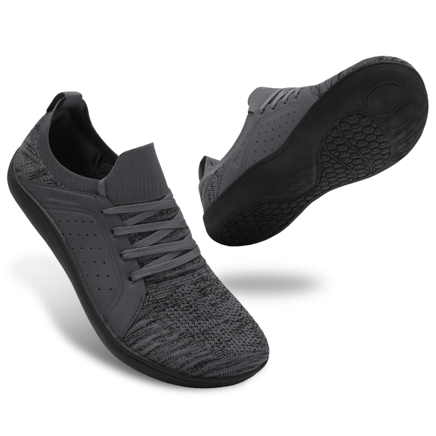 relxfeet Men's Barefoot Shoes Minimalist Cross-Trainer Shoes Wide Toe Walking Shoes