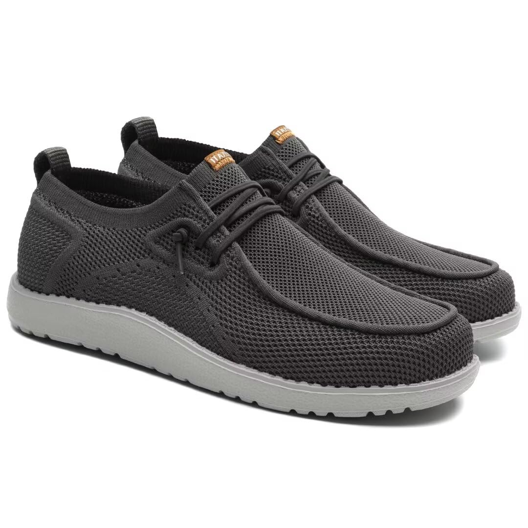 Men Wide Width Slip On Shoes Loafer with Arch Support Insoles Men Casual Shoes