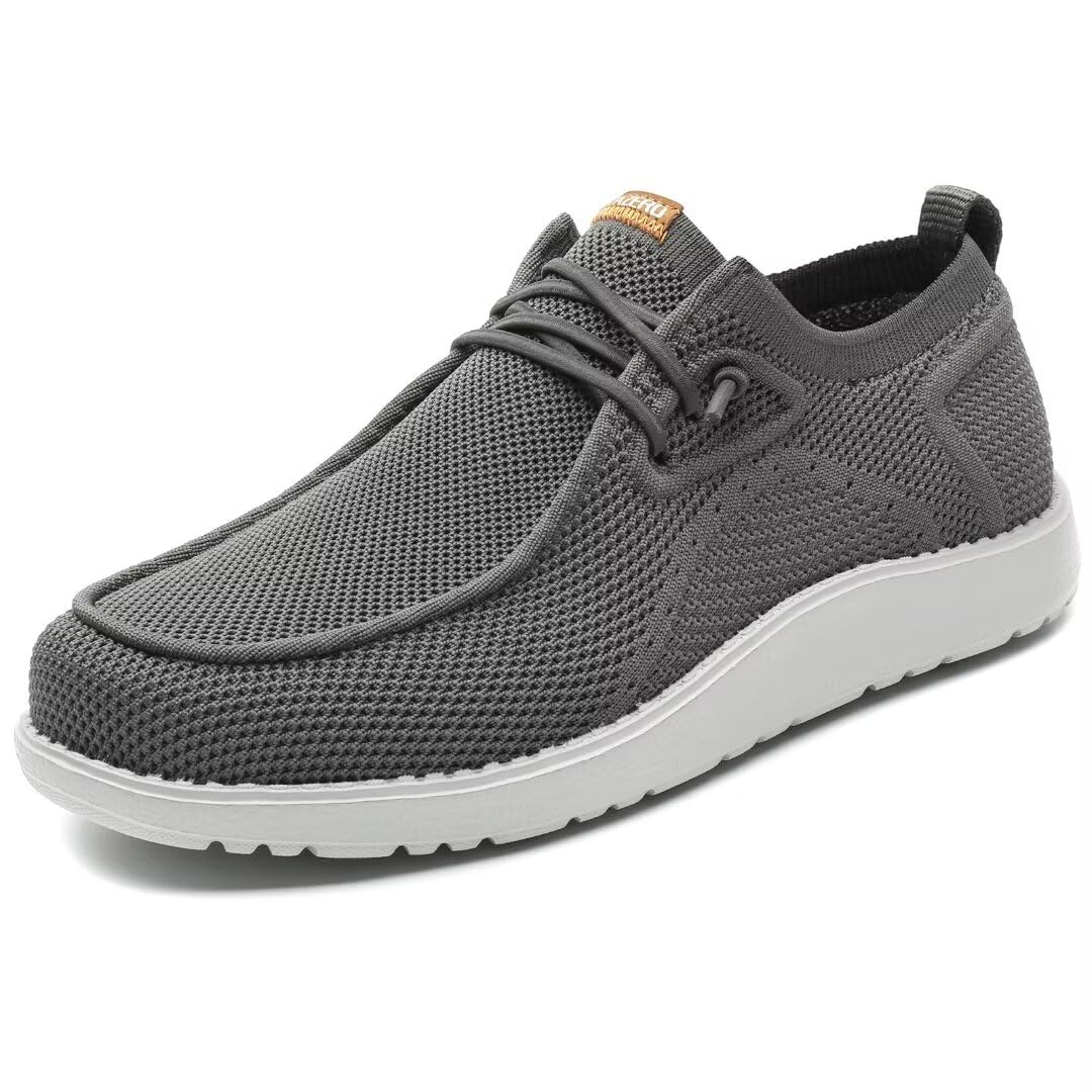 Men Wide Width Slip On Shoes Loafer with Arch Support Insoles Men Casual Shoes