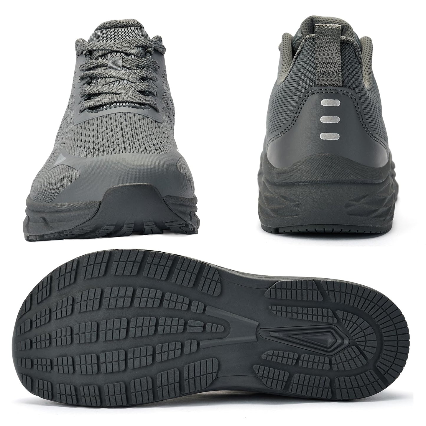 Wide Toe Box Shoes for Men - Wide Width Walking Shoes Comfortable Athletic Running Tennis