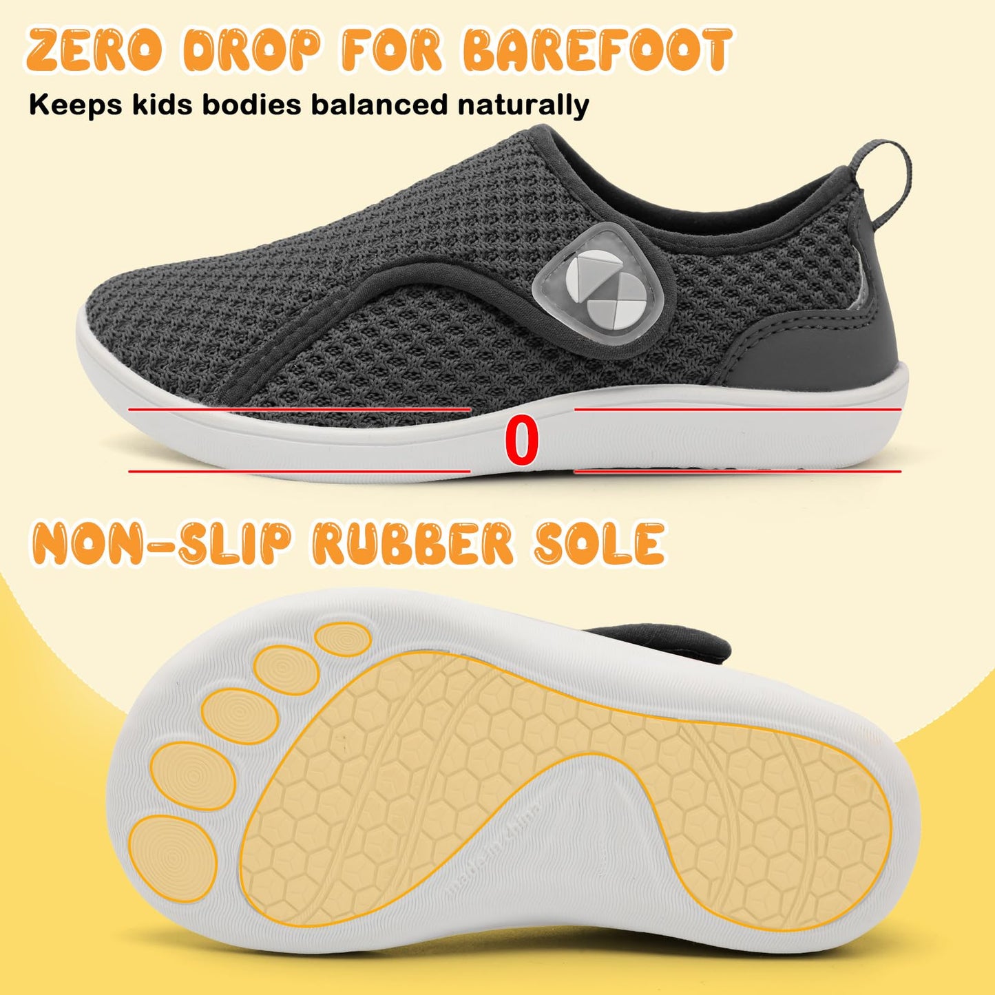 Toddler Shoes Boys Girls Wide Barefoot Shoes