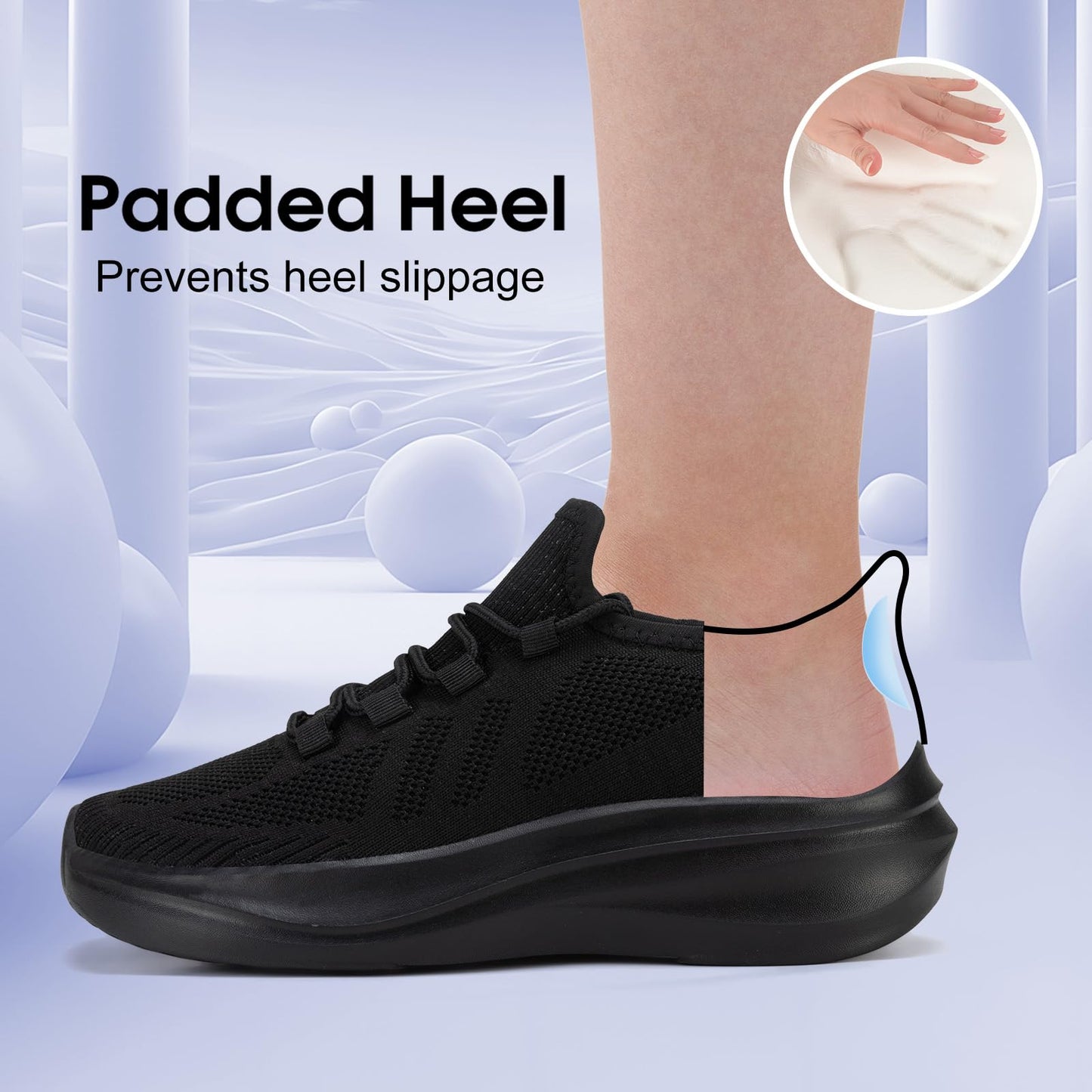 ZOVE Wide Toe Box Shoes Women Extra Wide Width Tennis Sneakers