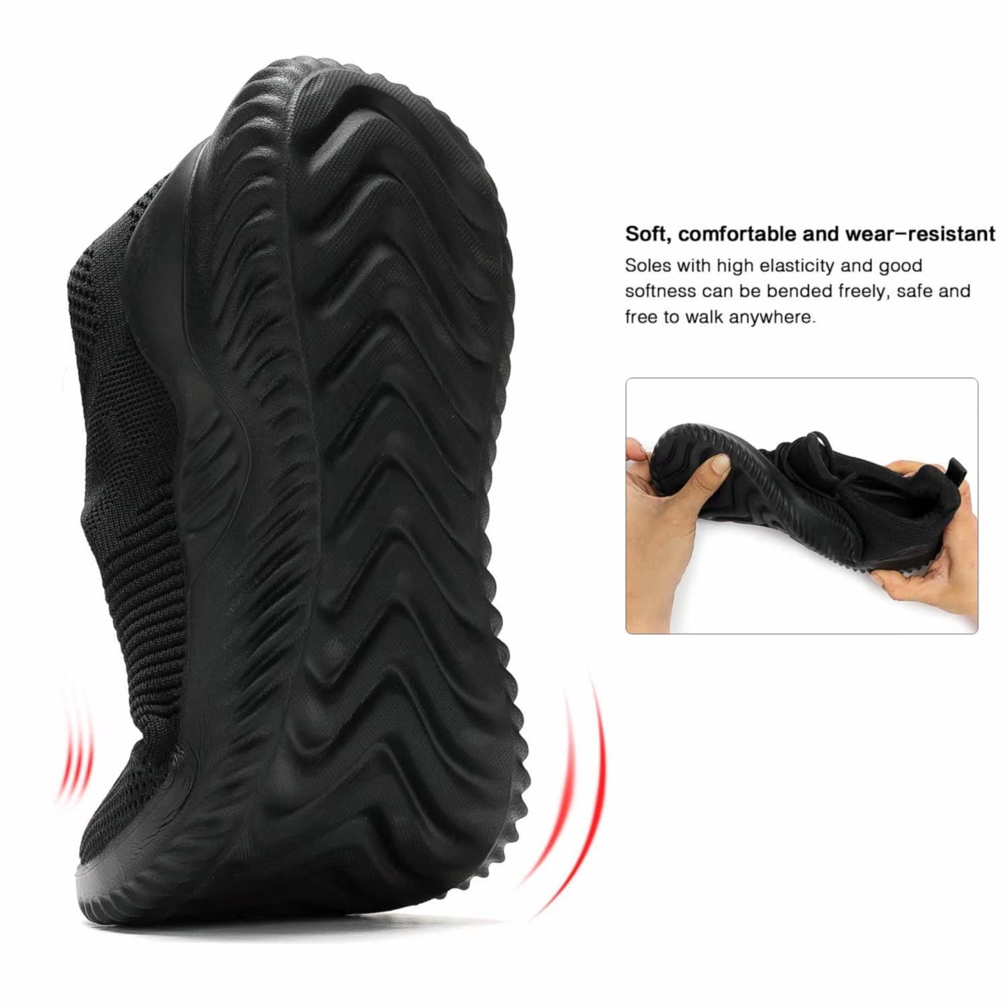 Non Slip Running Shoes Ultra Light Breathable Casual Walking Shoes