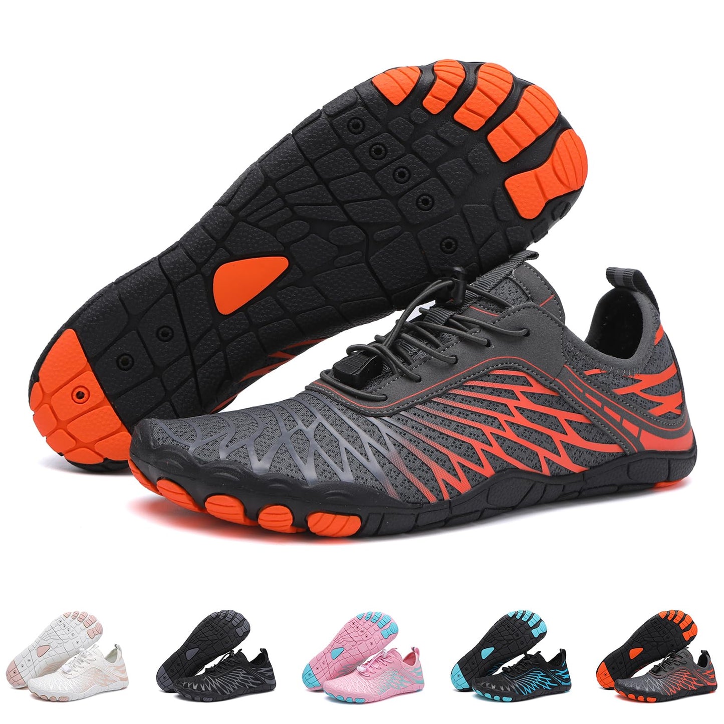 New Barefoot Shoes for Women Mens,Comfortable & Non-Slip Barefoot Vitality Shoe Women's Athletic Footwear,Wide Toe Box Water Shoe for Women Men