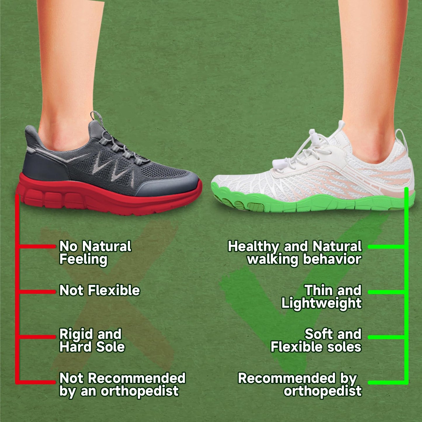 New Barefoot Shoes for Women Mens,Comfortable & Non-Slip Barefoot Vitality Shoe Women's Athletic Footwear,Wide Toe Box Water Shoe for Women Men