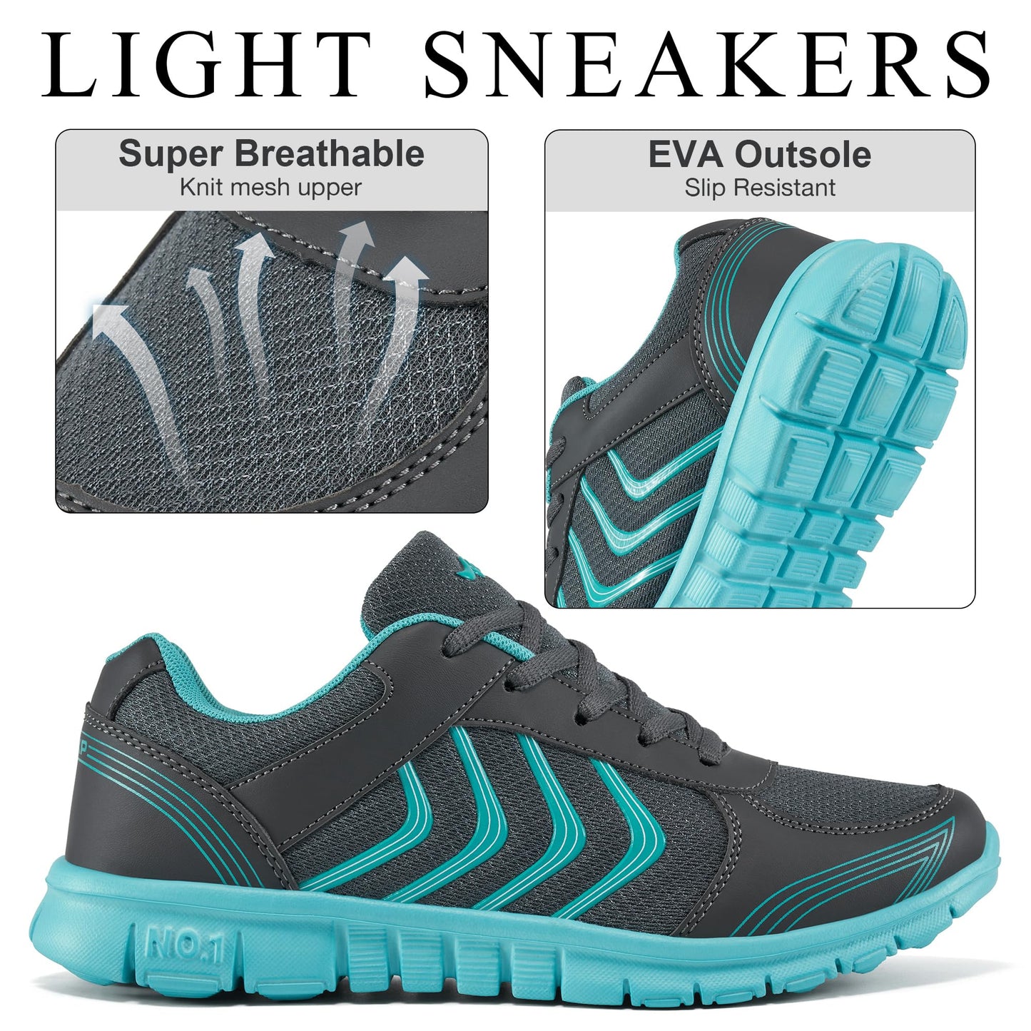 Womens Sneakers Fashion Walking Casual Lightweight Tennis Shoes