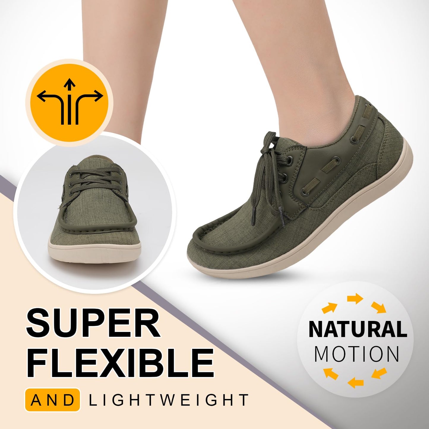 Womens Walking Shoes Barefoot Running Shoes Wide Toe Zero Drop Tennis Sneakers