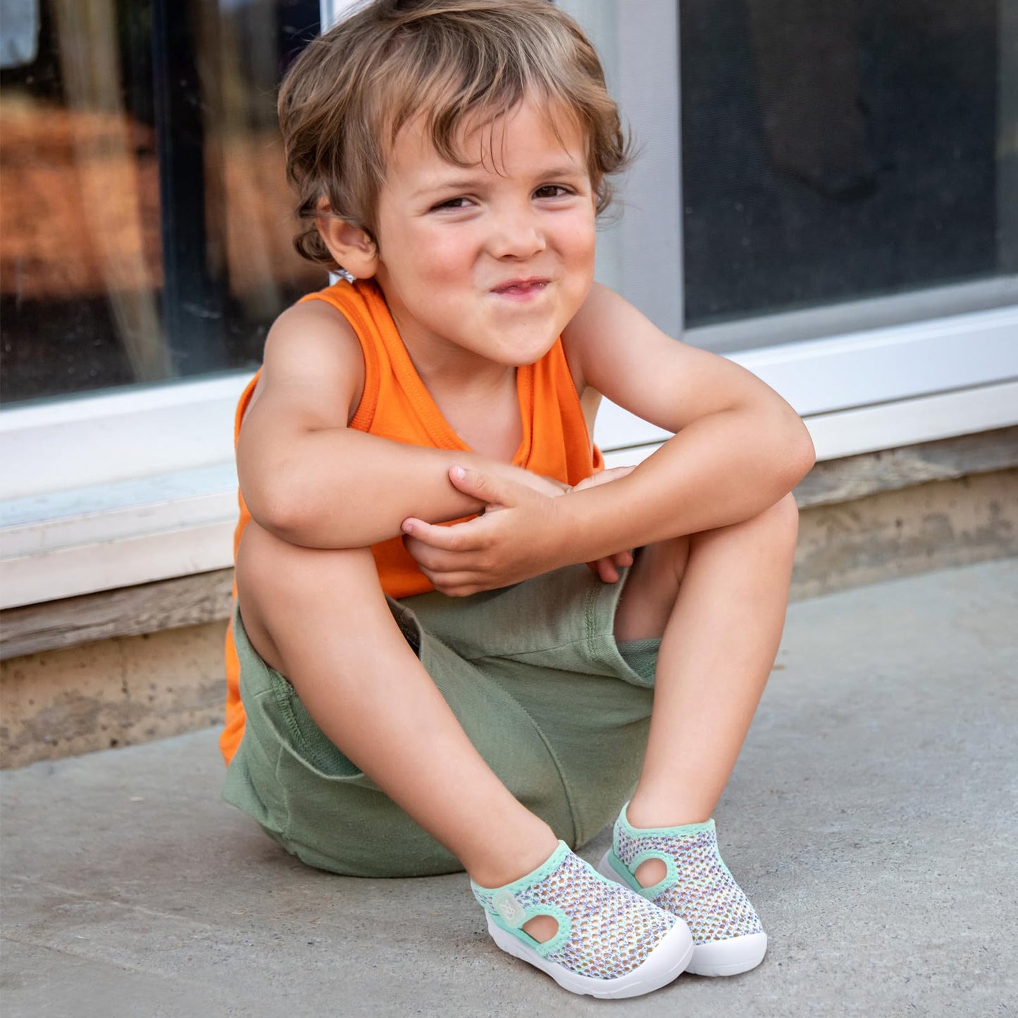 Toddler Sandals Boys Girls Wide Sandals Kids Water Sandal Shoes Lightweight Barefoot Summer Shoes for Beach Swim