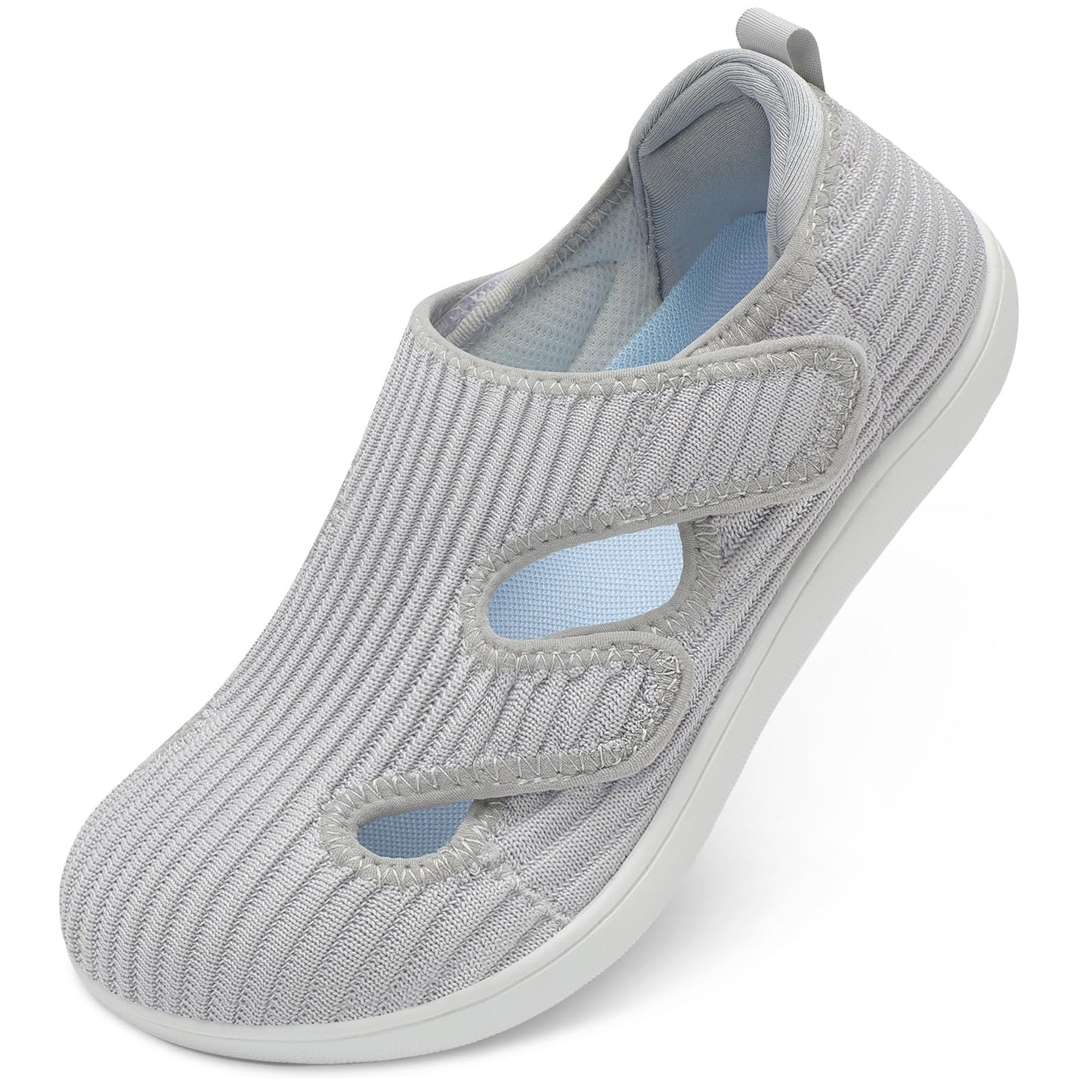 Diabetic Shoes for Women Adjustable Extra Wide Barefoot Walking Shoes