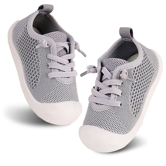 Baby Girl&Boy Toddler First Walking Shoes Barefoot Slip On Wide Toe Box Shoes