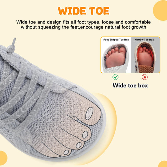 Toddler Shoes Girls Boys Wide Barefoot Shoes