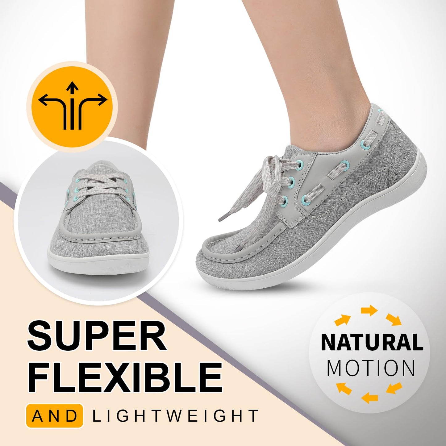 Womens Walking Shoes Barefoot Running Shoes Wide Toe Zero Drop Tennis Sneakers