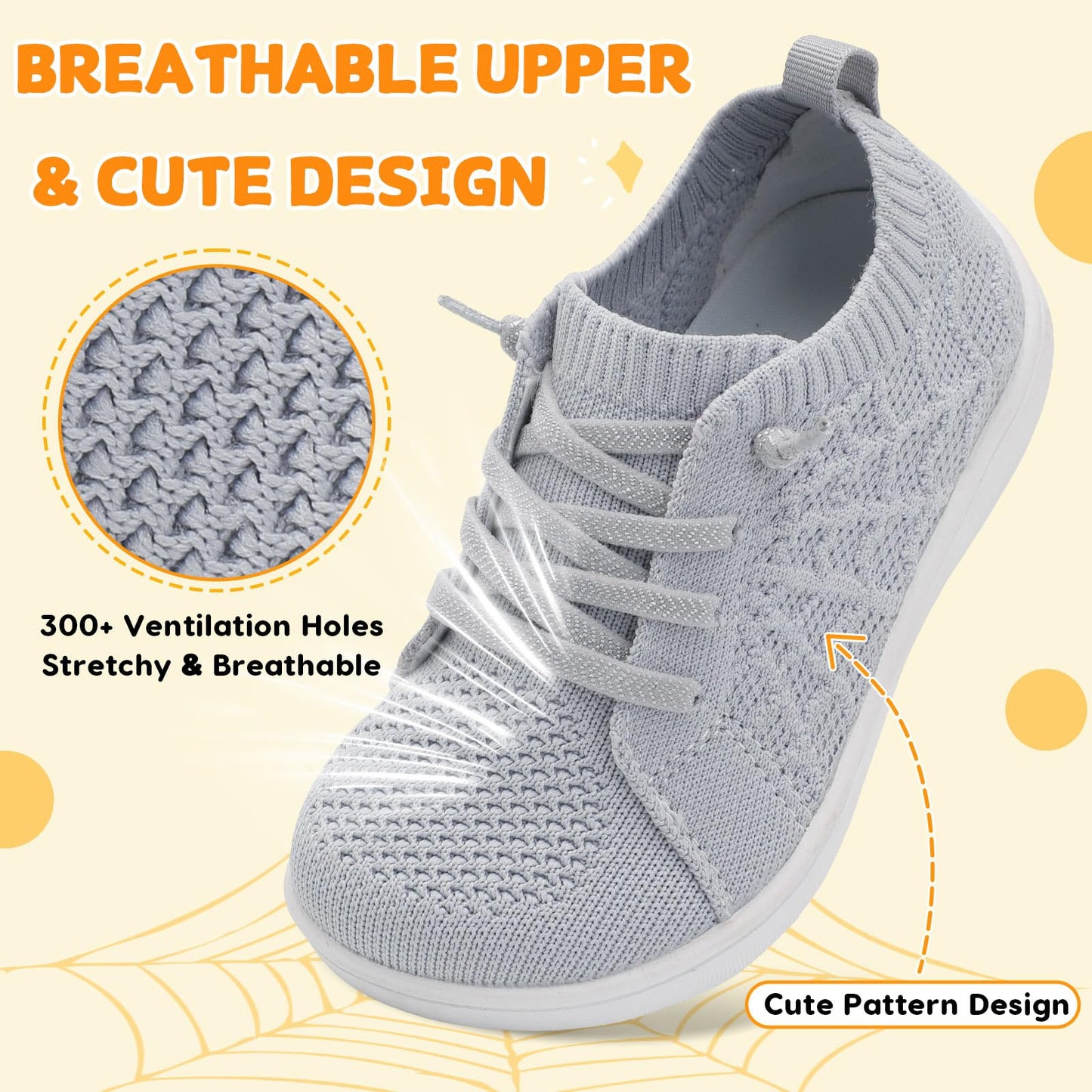 Toddler Shoes Girls Boys Wide Barefoot Shoes