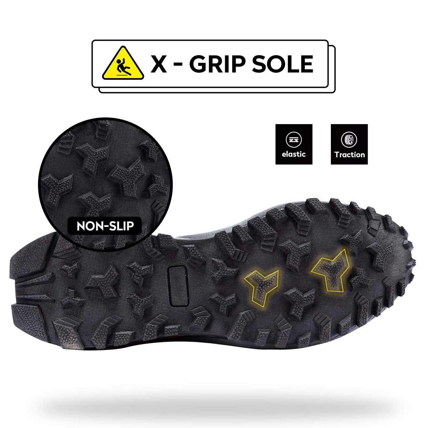 Men's Trail Running Shoes Fashion Walking Hiking Sneakers for Men Tennis