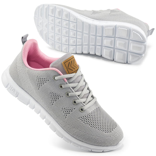 Womens Sneakers Tennis Shoes: Fashion Lightweight Non Slip Footwear for Running Walking Casual