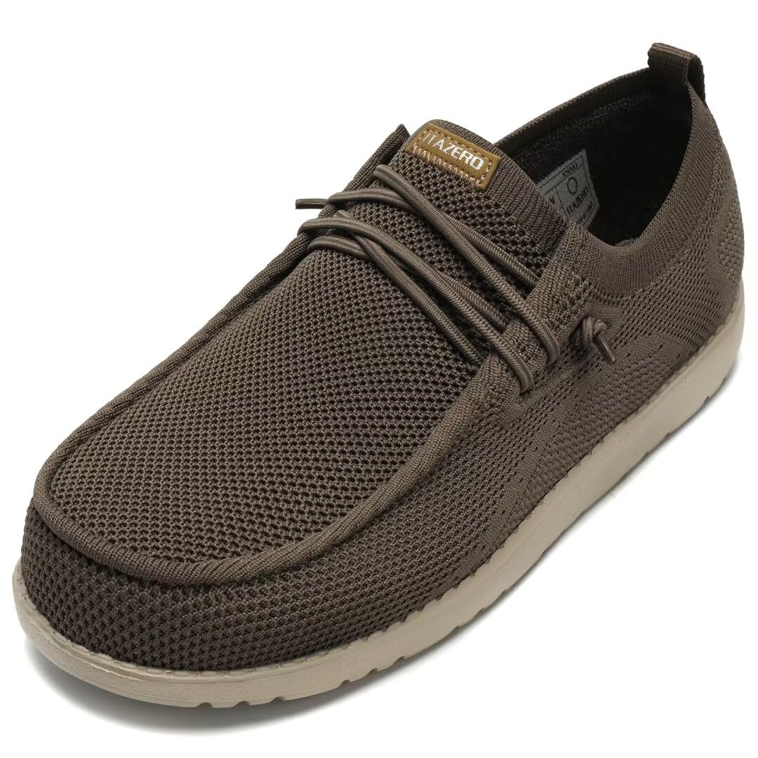 Men Wide Width Slip On Shoes Loafer with Arch Support Insoles Men Casual Shoes
