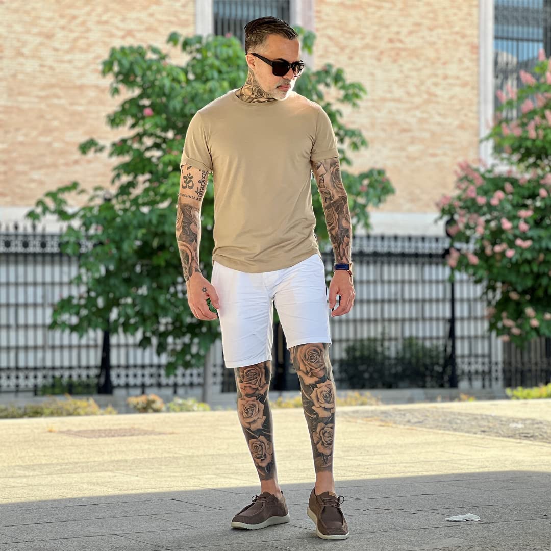 Men Wide Width Slip On Shoes Loafer with Arch Support Insoles Men Casual Shoes