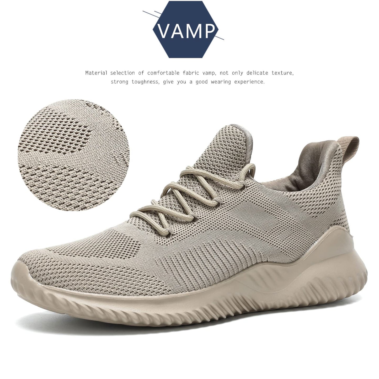 Non Slip Running Shoes Ultra Light Breathable Casual Walking Shoes