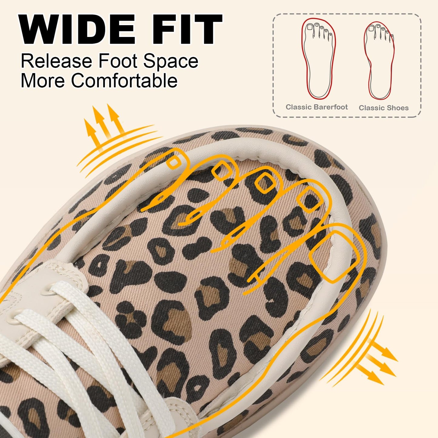 Womens Walking Shoes Barefoot Running Shoes Wide Toe Zero Drop Tennis Sneakers