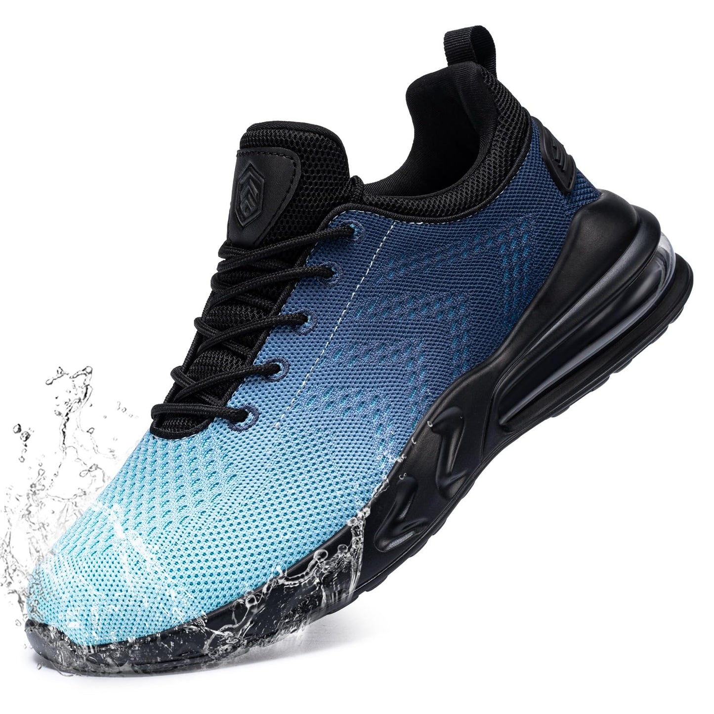 Mens Non Slip Work Shoes Slip On Water Resistant Walking Sneakers