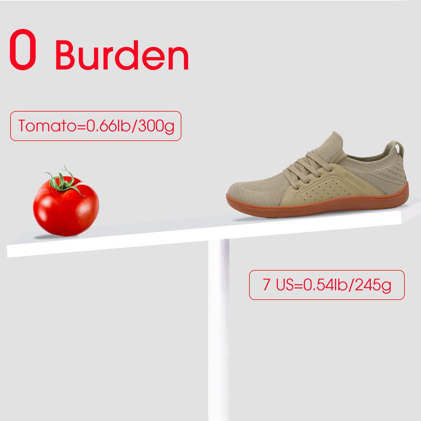 relxfeet Men's Barefoot Shoes Minimalist Cross-Trainer Shoes Wide Toe Walking Shoes