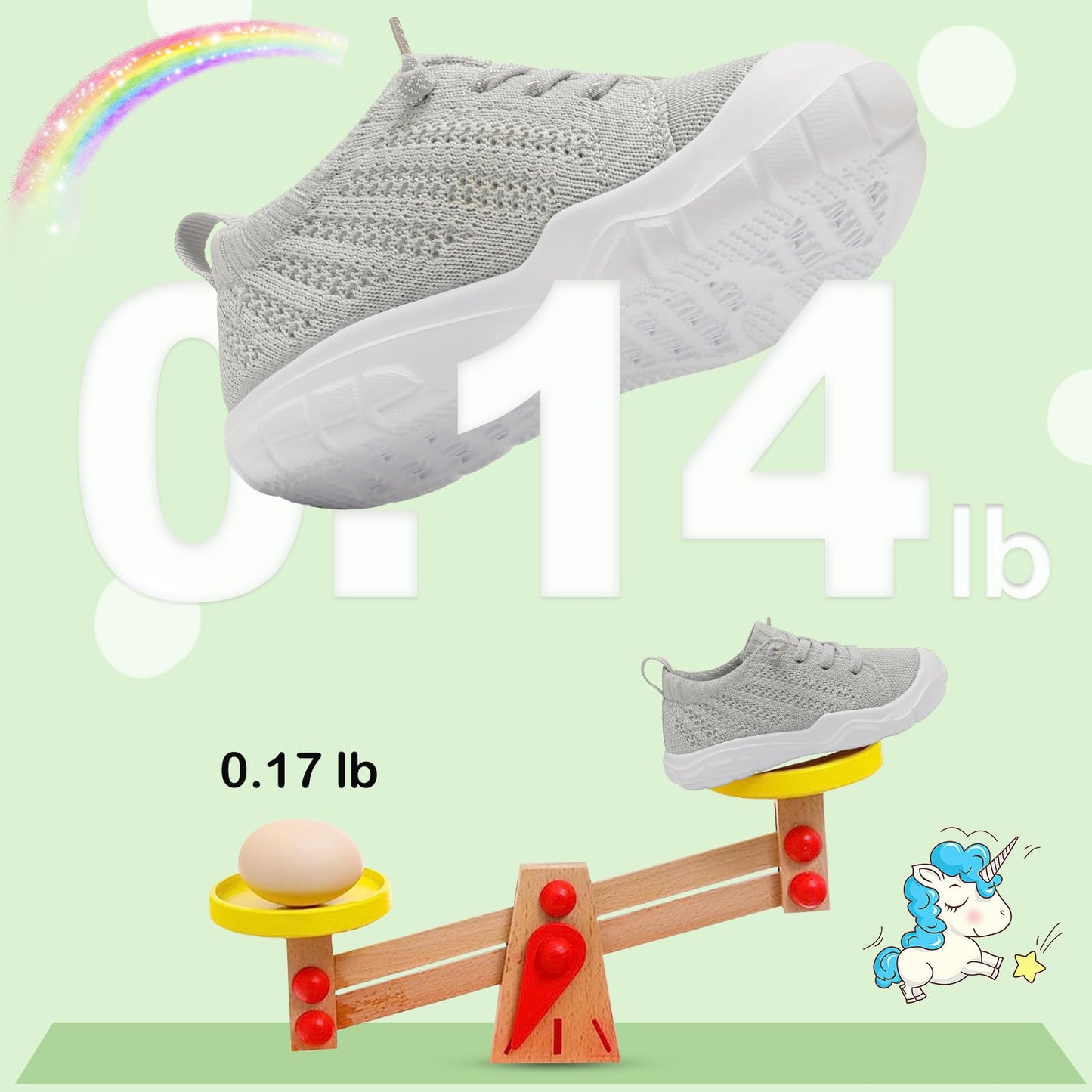 Toddler Shoes for Boys Girls Slip on Sneakers Wide Toe Walking Shoes