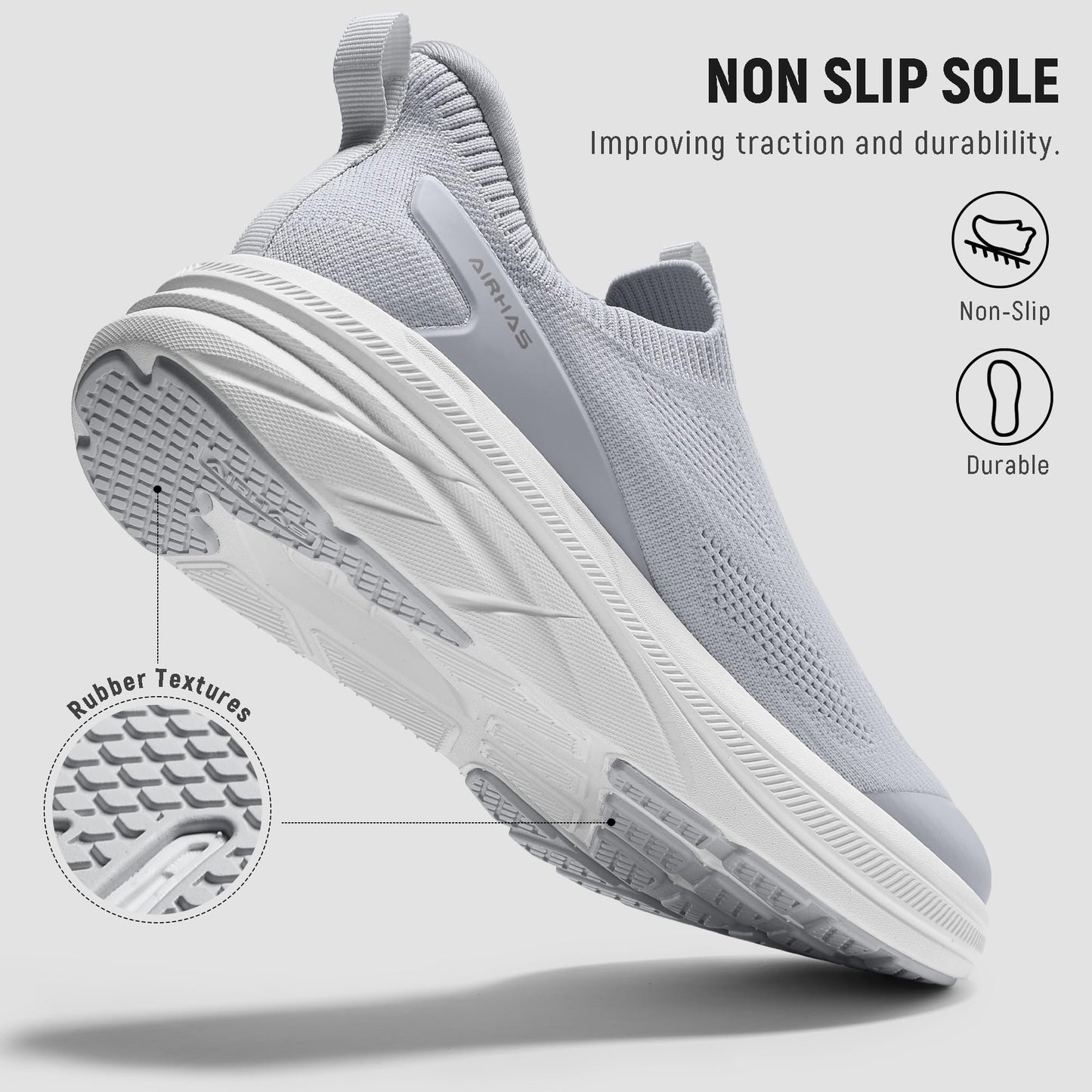 Wide Toe Box Walking Shoes Slip On Breathable Sneakers for Women