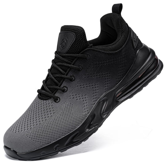 Mens Non Slip Work Shoes Slip On Water Resistant Walking Sneakers