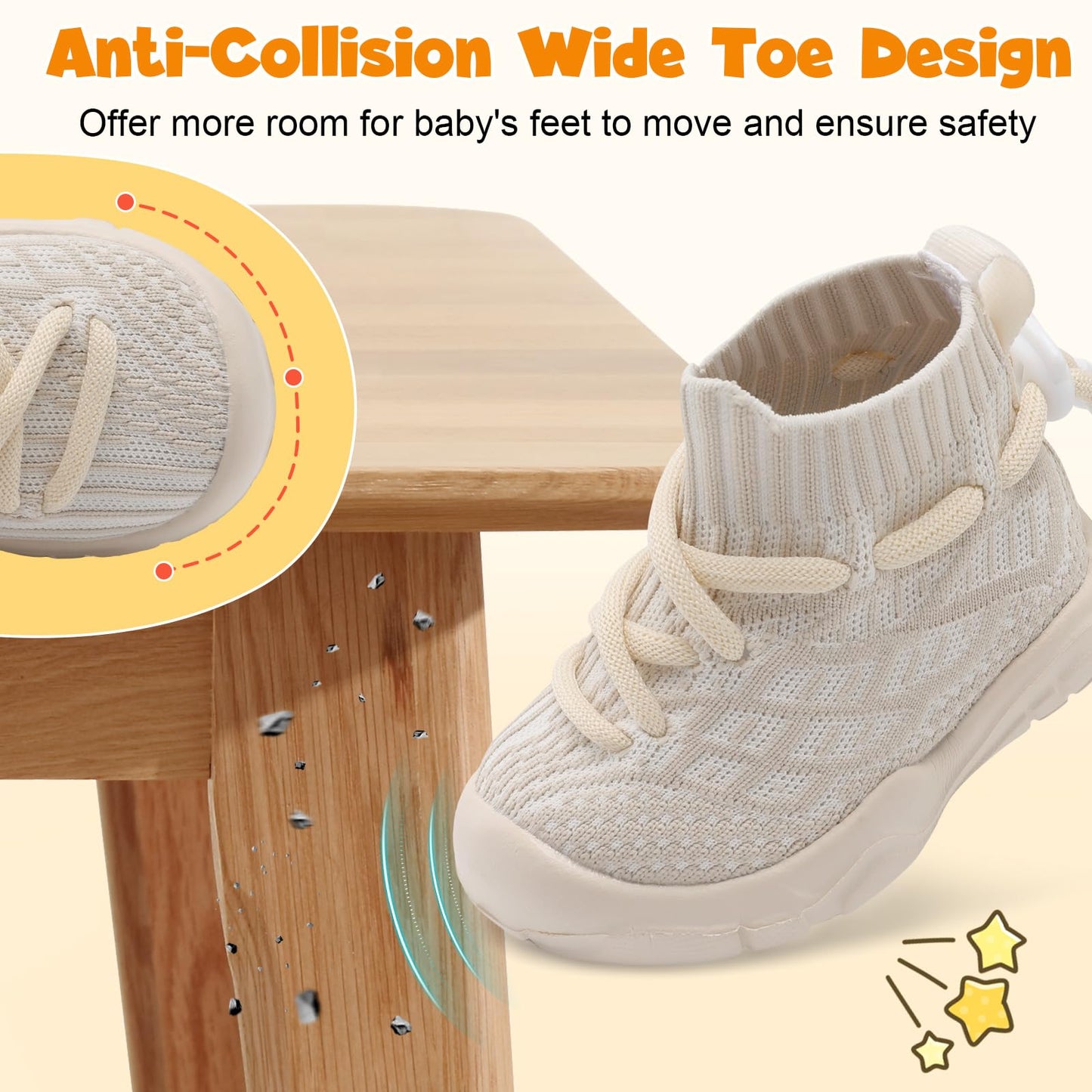 Toddler Shoes High Top Sneakers for Boys Girls Barefoot Wide Walking Tennis Shoes