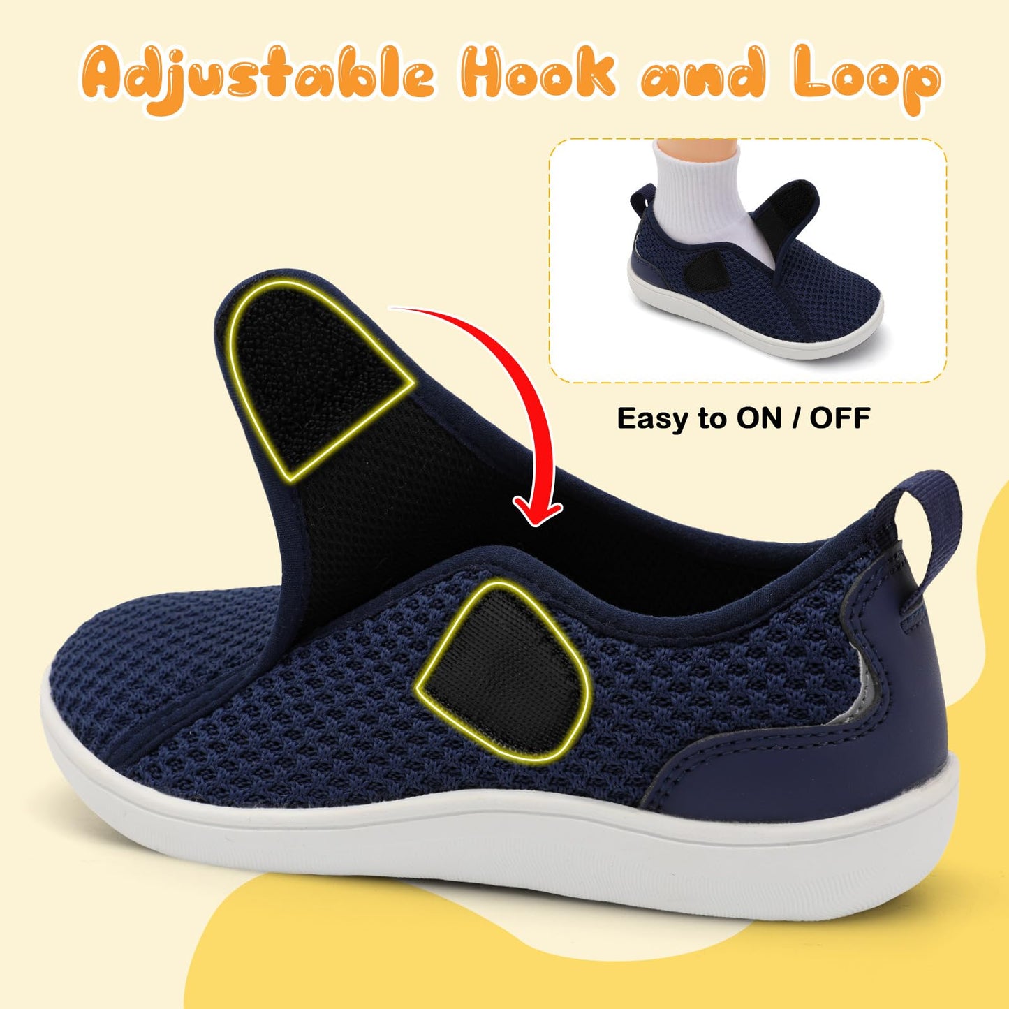 Toddler Shoes Boys Girls Wide Barefoot Shoes