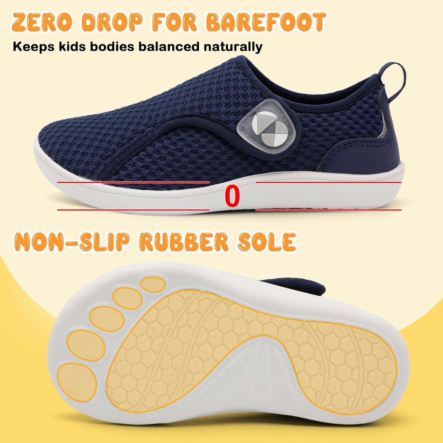 Toddler Shoes Boys Girls Wide Barefoot Shoes