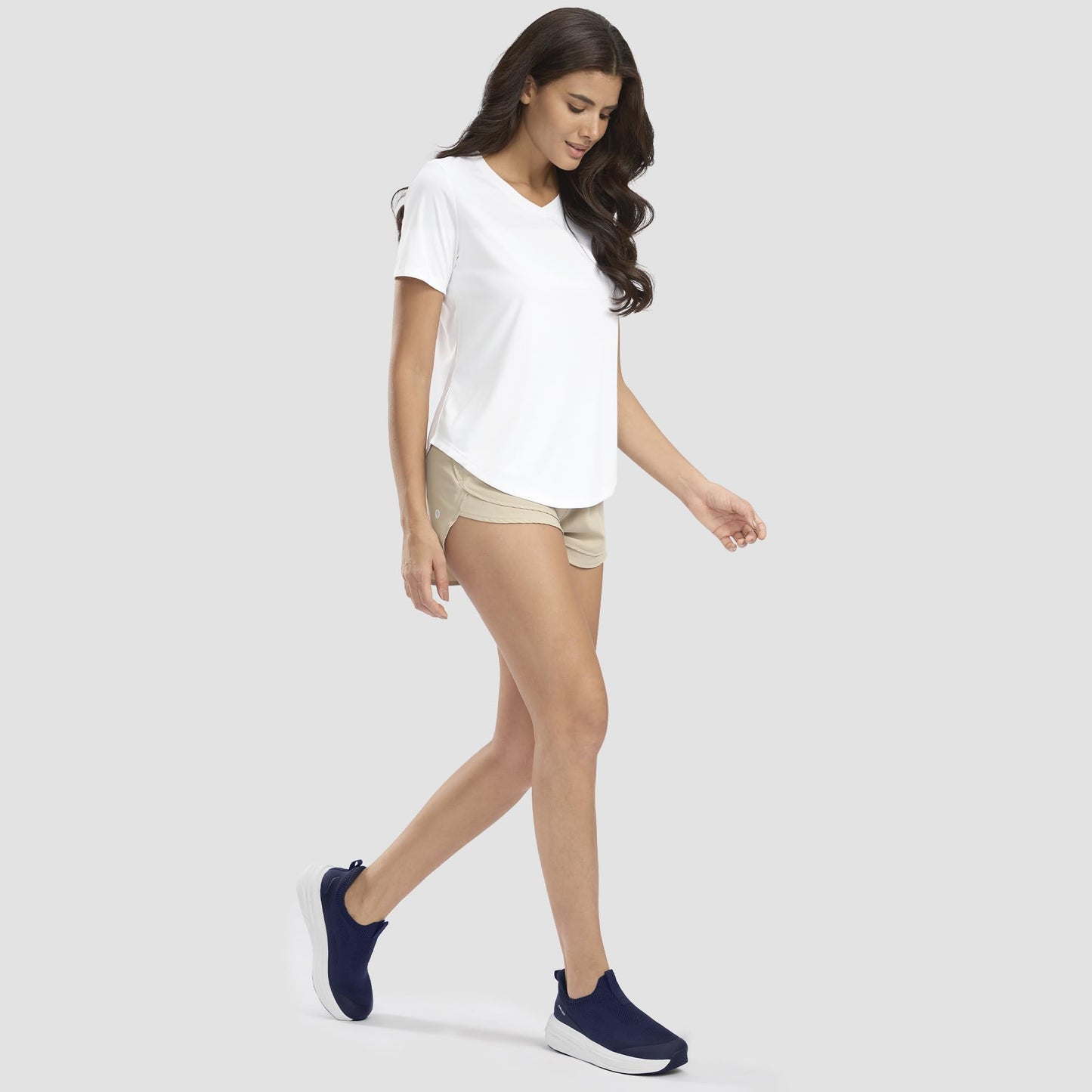 Wide Toe Box Walking Shoes Slip On Breathable Sneakers for Women