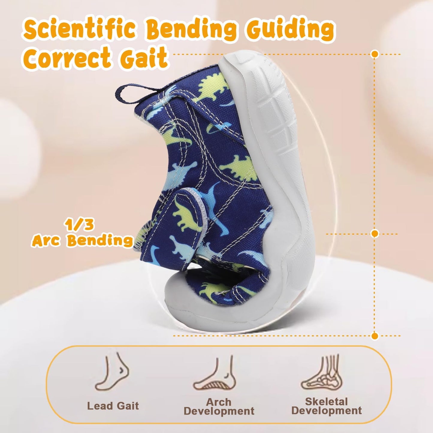 Kids Canvas Shoes Running Shoes for Girls Boys Wide Toe Box Barefoot Toddler Sneakers