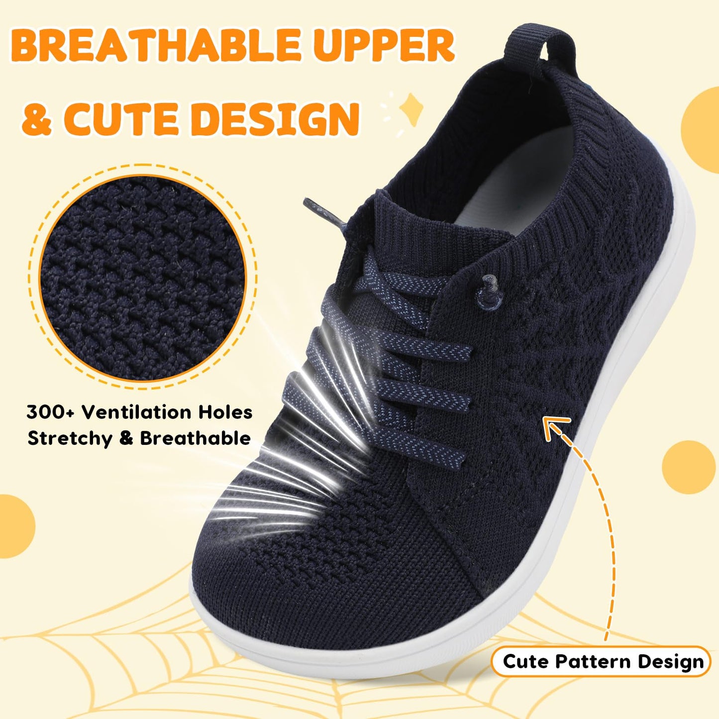 Toddler Shoes Girls Boys Wide Barefoot Shoes