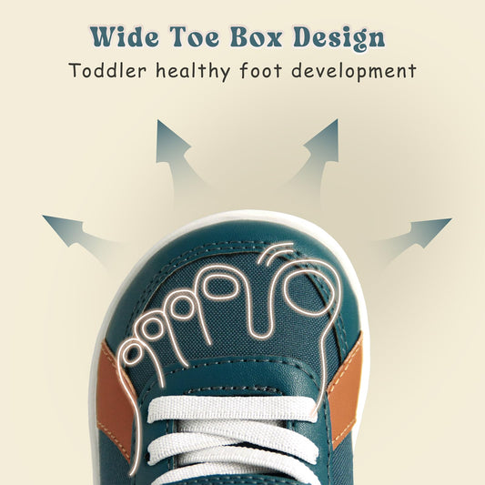 Toddler Wide Toe Box Barefoot Shoes Boys Sneakers