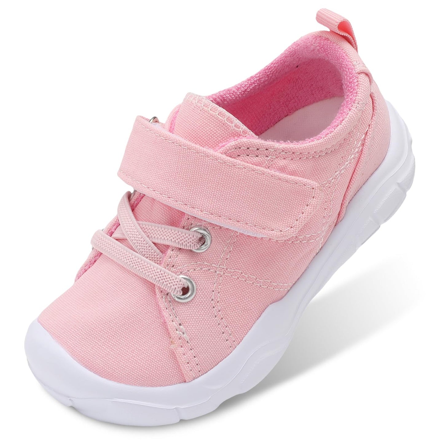 Kids Canvas Shoes Running Shoes for Girls Boys Wide Toe Box Barefoot Toddler Sneakers