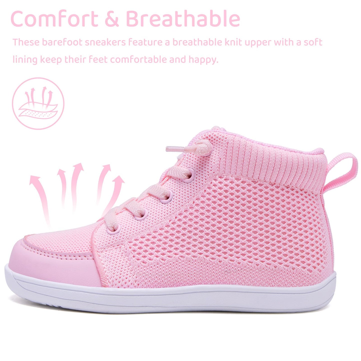 Toddler Little Kids Wide Barefoot Shoes Girls Boys Lightweight Boots