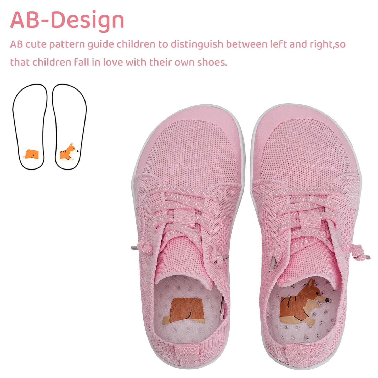 Toddler Little Kids Wide Barefoot Shoes Boys Girls Minimalist Sneakers
