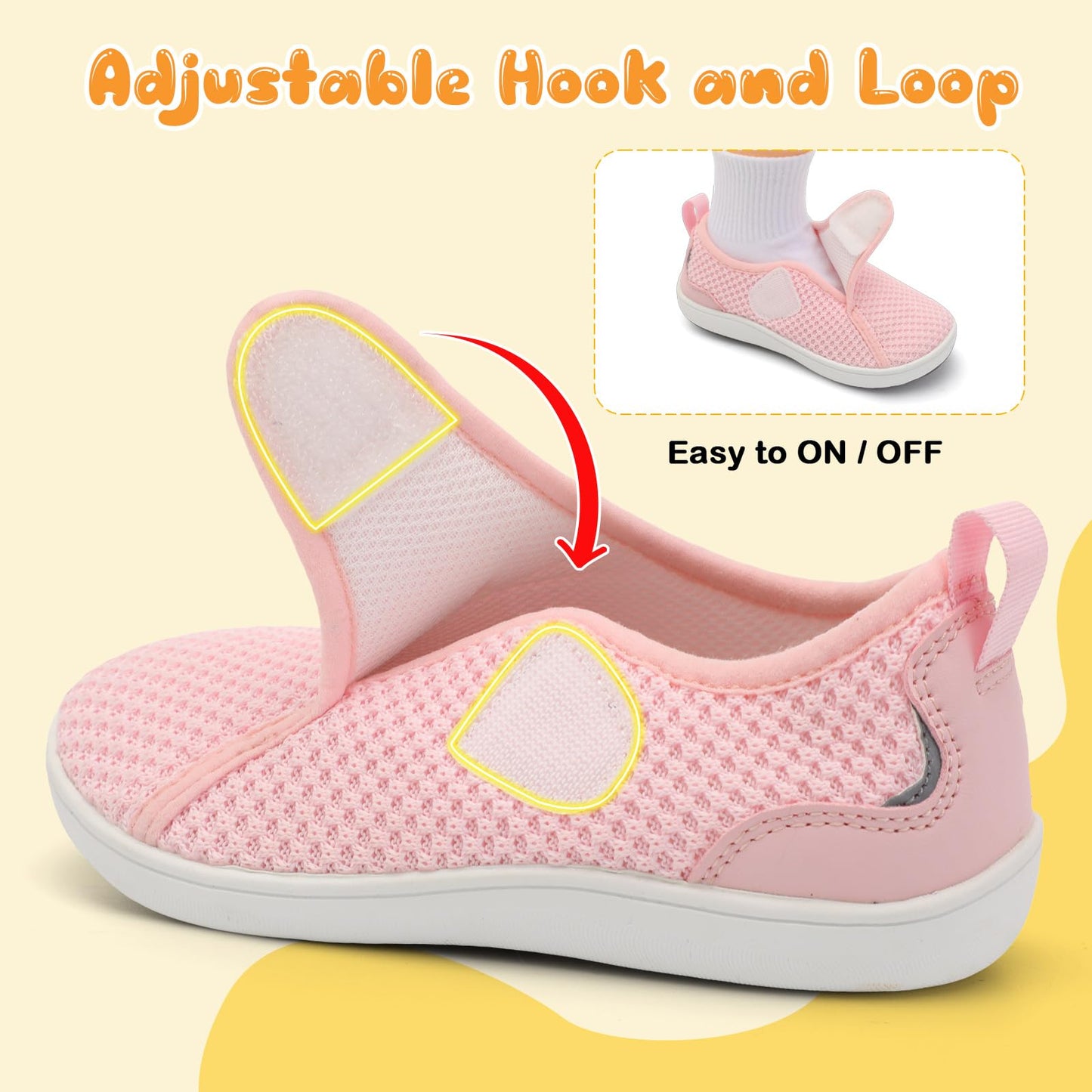Toddler Shoes Boys Girls Wide Barefoot Shoes