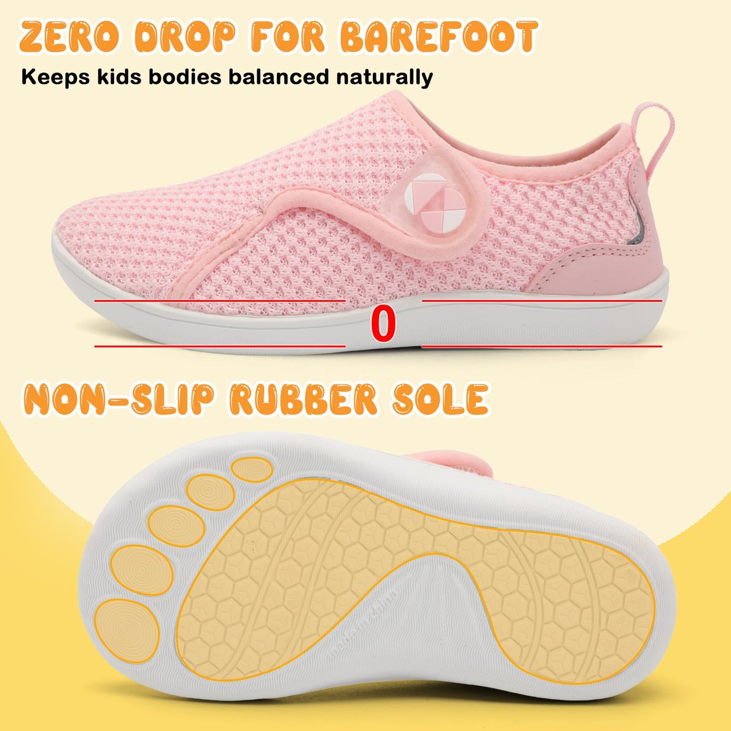 Toddler Shoes Boys Girls Wide Barefoot Shoes