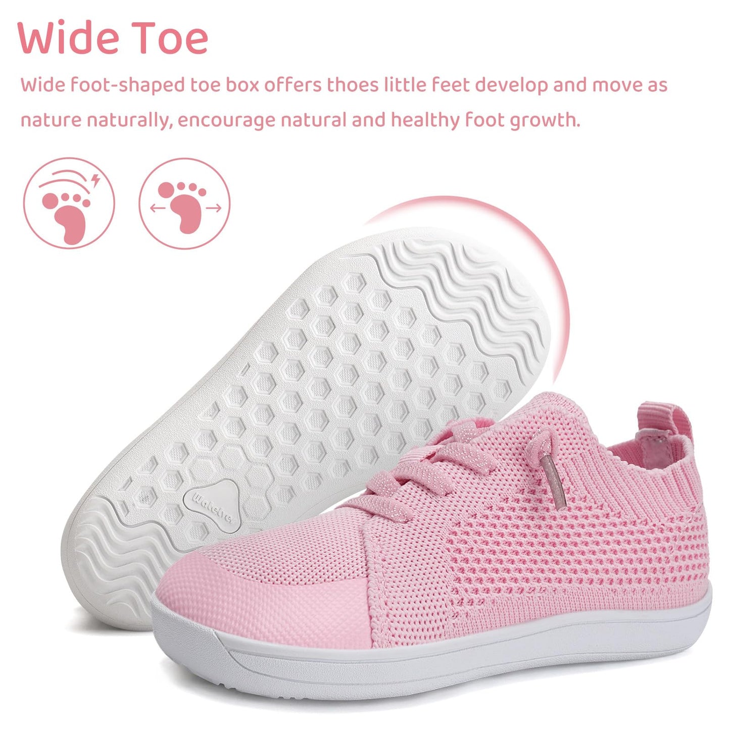 Toddler Little Kids Wide Barefoot Shoes Boys Girls Minimalist Sneakers