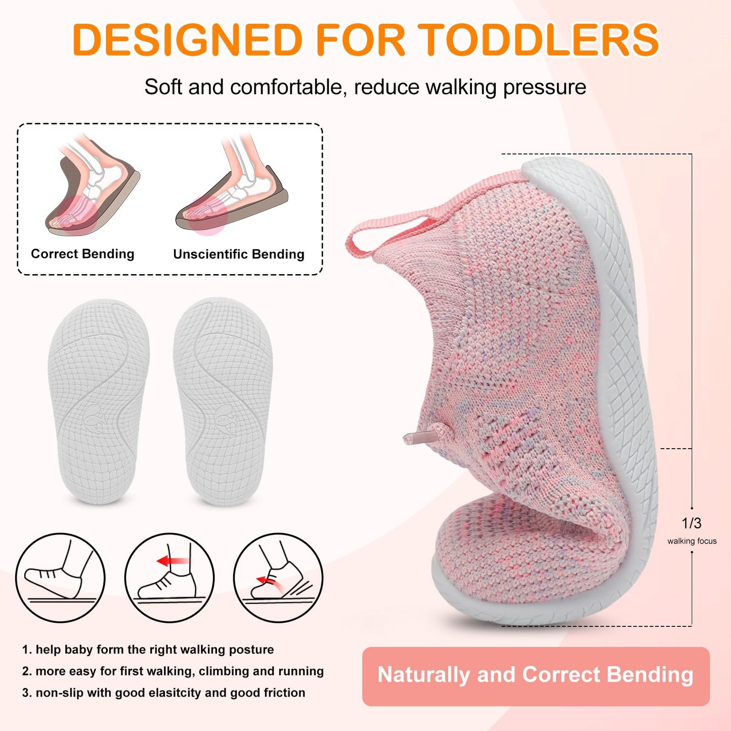 Toddler Barefoot Boys Girls Tennis Shoes