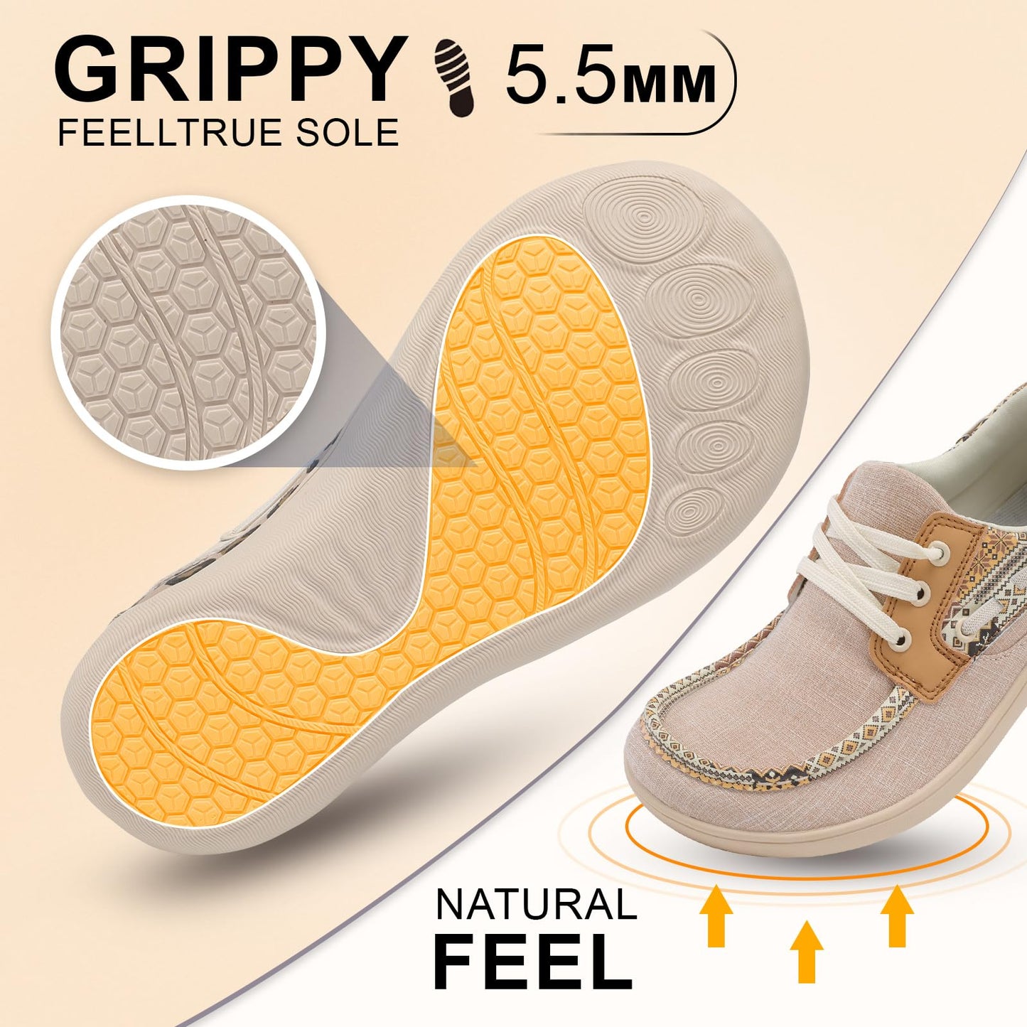 Womens Walking Shoes Barefoot Running Shoes Wide Toe Zero Drop Tennis Sneakers