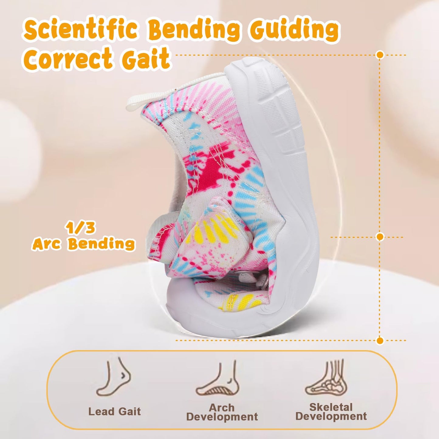 Kids Canvas Shoes Running Shoes for Girls Boys Wide Toe Box Barefoot Toddler Sneakers