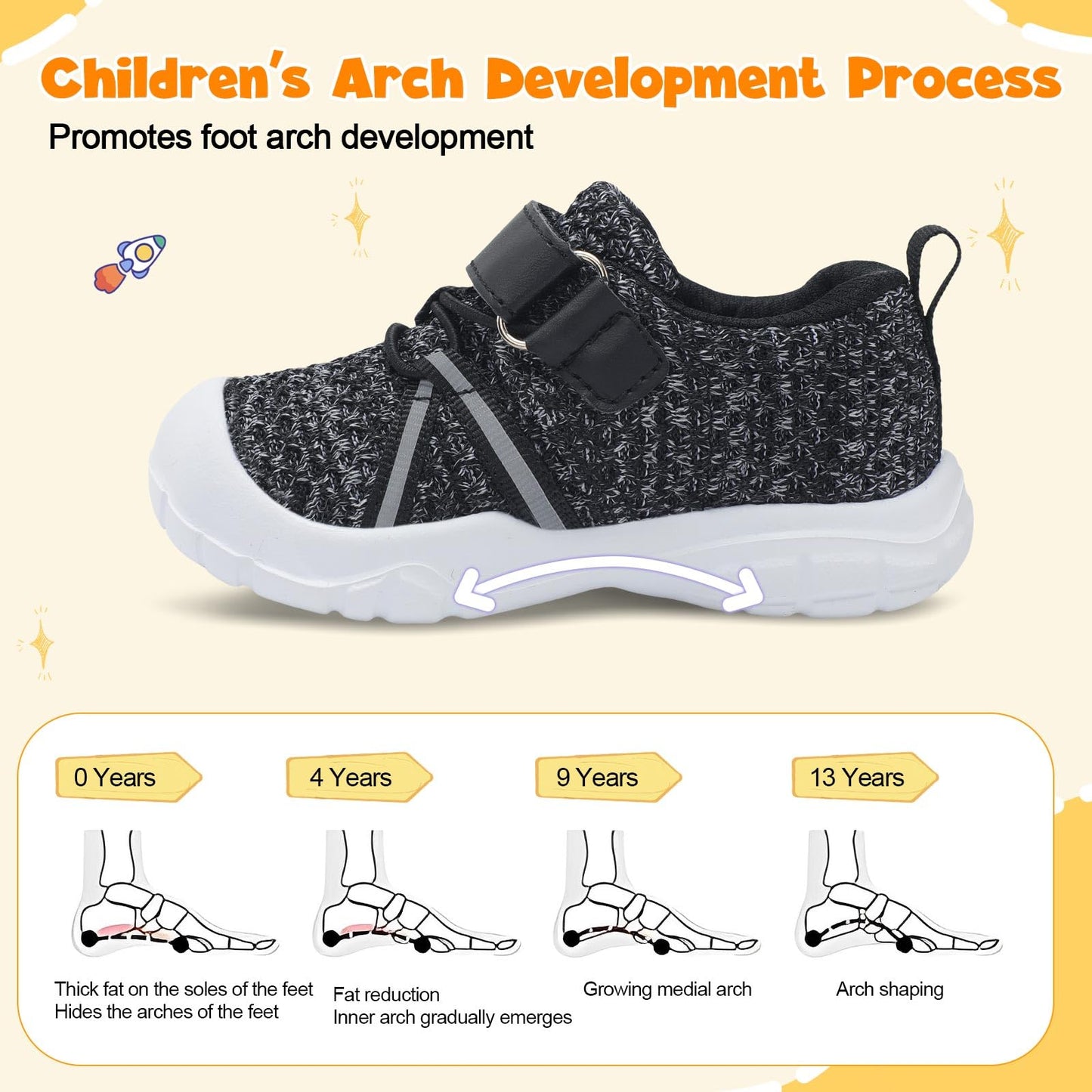 Toddler Sneakers Wide Toddler Shoes Boys Girls Tennis Shoes