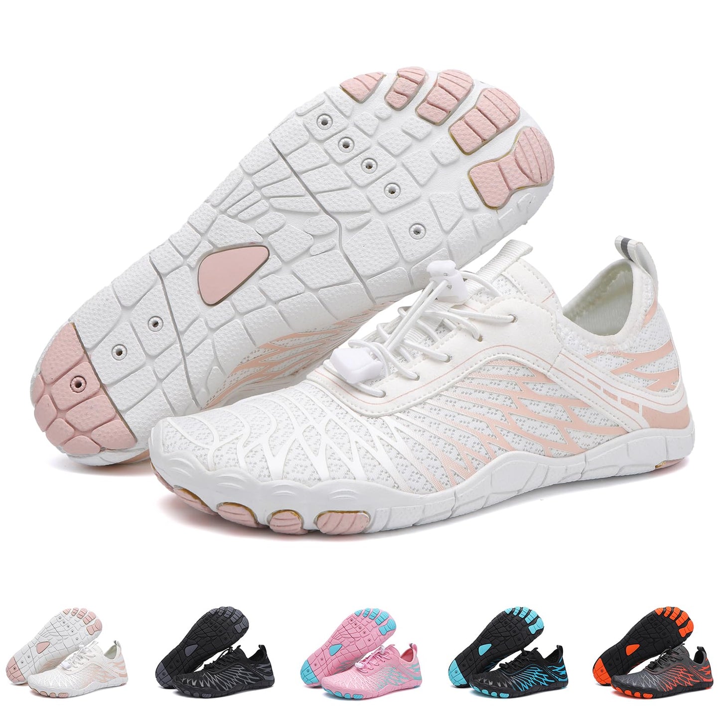 New Barefoot Shoes for Women Mens,Comfortable & Non-Slip Barefoot Vitality Shoe Women's Athletic Footwear,Wide Toe Box Water Shoe for Women Men