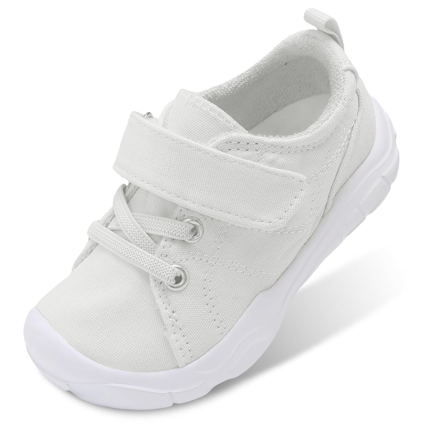 Kids Canvas Shoes Running Shoes for Girls Boys Wide Toe Box Barefoot Toddler Sneakers