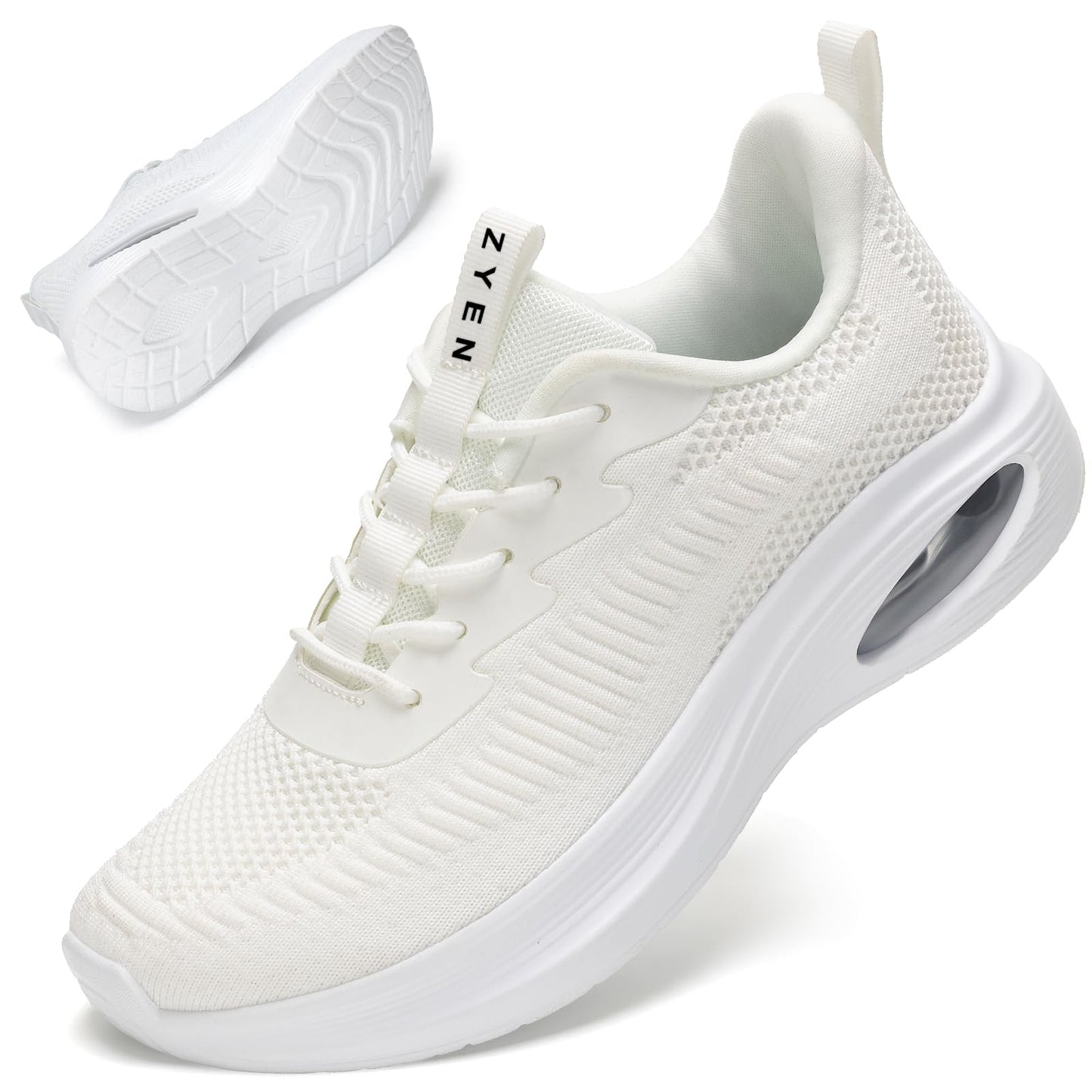 Wide Toe Box Shoes Women Air Cushion Road Running Shoes Extra Wide Width Sneakers