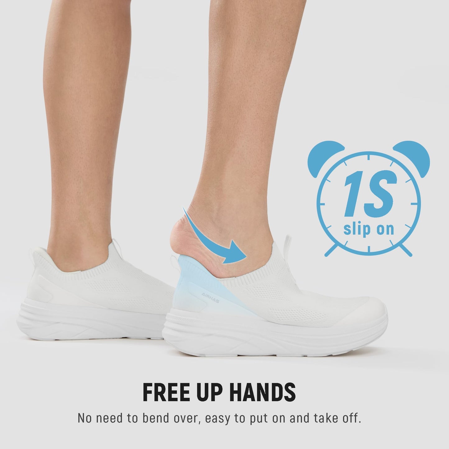 Wide Toe Box Walking Shoes Slip On Breathable Sneakers for Women